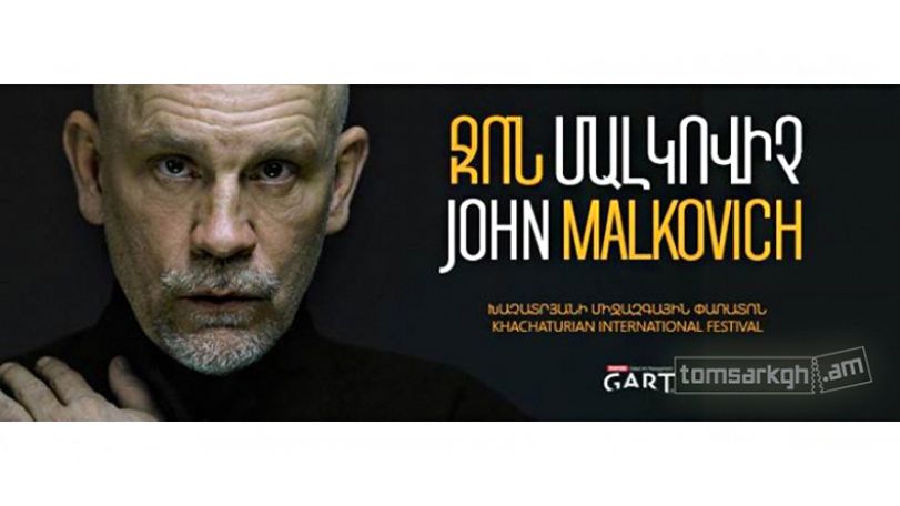 Hollywood star John Malkovich to perform at opening ceremony of Khachaturian International Festival