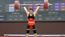 Davit Hovhannisyan claims silver at the European Weightlifting Championships