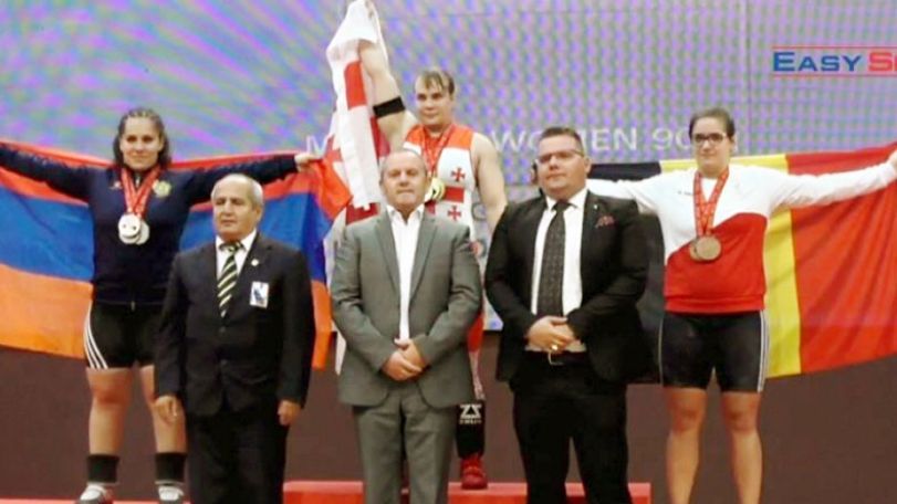 Weightlifter Tatev Hakobyan claims silver at U23 European Championships