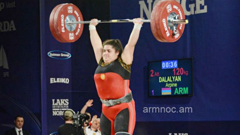 Weightlifter Arpine Dalalyan declared U-20 European Champion