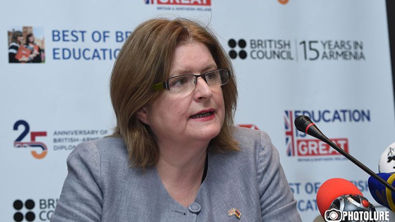 Посол Великобритании о выставке Best of British Education: Очень рада, что в армянских семьях высоко ценят образование