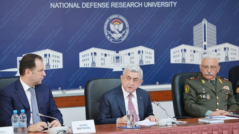 Սերժ Սարգսյան. Ես այսօր խնդիր եմ դնում մշակել բանակի արդիականացման նոր յոթնամյա ծրագիր