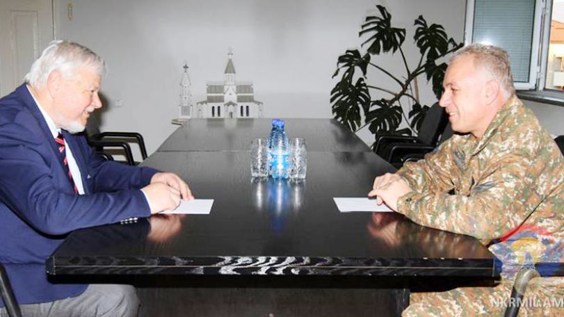 Ambassador Andrzej Kasprzyk briefed on Azerbaijani use of Spike anti-tank guided missile