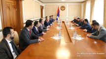 Artsakh president meets with heads of leading Armenian banks