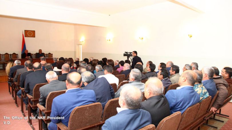 Socio-economic condition of Hadrut region of Artsakh discusssed with president Sahakyan