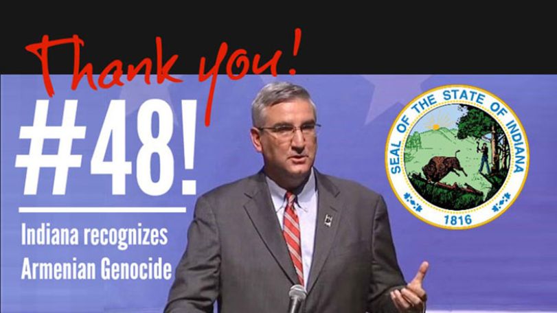 Indiana becomes 48th U.S. State to recognize the Armenian Genocide
