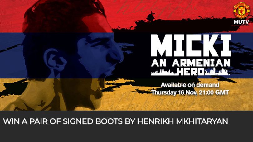 Man Utd offering Mkhitaryan’s boots with his signature