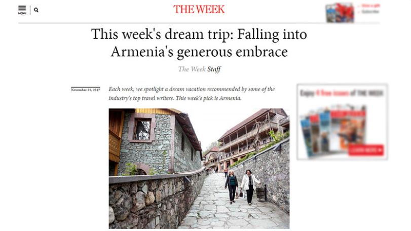 This week's dream trip: Falling into Armenia's generous embrace