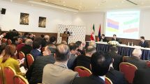 Armenian, Iranian FMs attend a business forum organized at Development Foundation of Armenia