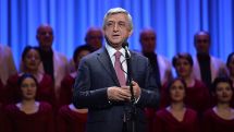 President attends concert on Armenia National Academic Choir 80th anniversary