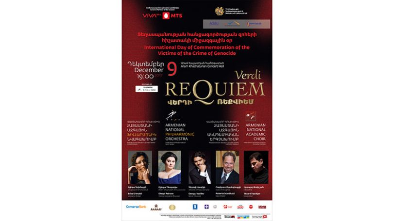 Verdi's Requiem to commemorate Genocide victims