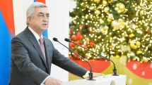 Президент Армении Серж Саргсян на приеме с бизнесменами перечислил важнейшие экономические показатели 2017 года