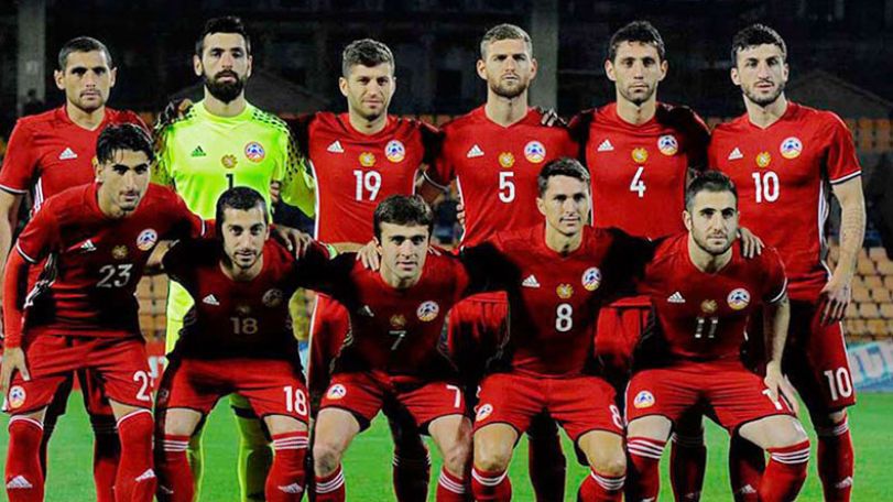 Рейтинг ФИФА: сборная Армении завершила 2017 год на той же позиции