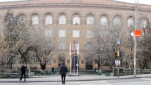 Box with a fake explosive found under Chrisman tree at Polytechnic University in Yerevan