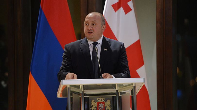 President Margvelashvili: Despite Armenia’s membership to EAEU and Georgia’s free trade with Europe, economic cooperation not weakened between the two countries