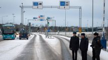 На территорию России прорвался автобус из Финляндии