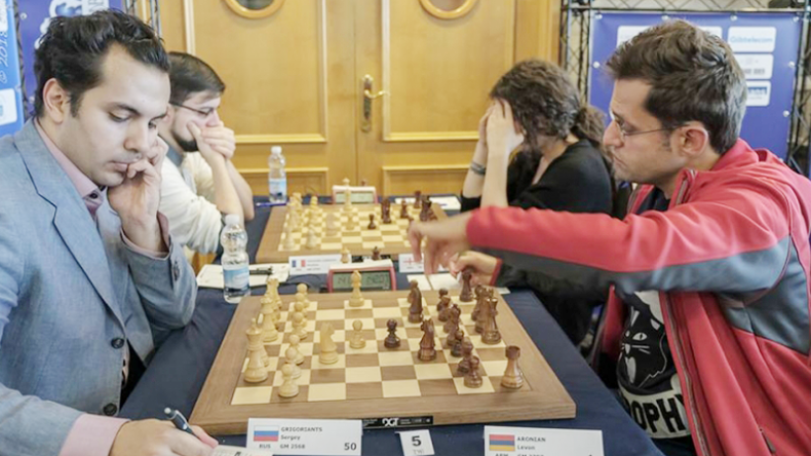 Aronian, Mkrtchian draw at Tradewise Chess Festival