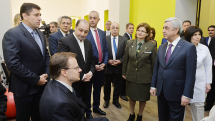 President Sargsyan visits Homeland Defender’s Rehabilitation Center
