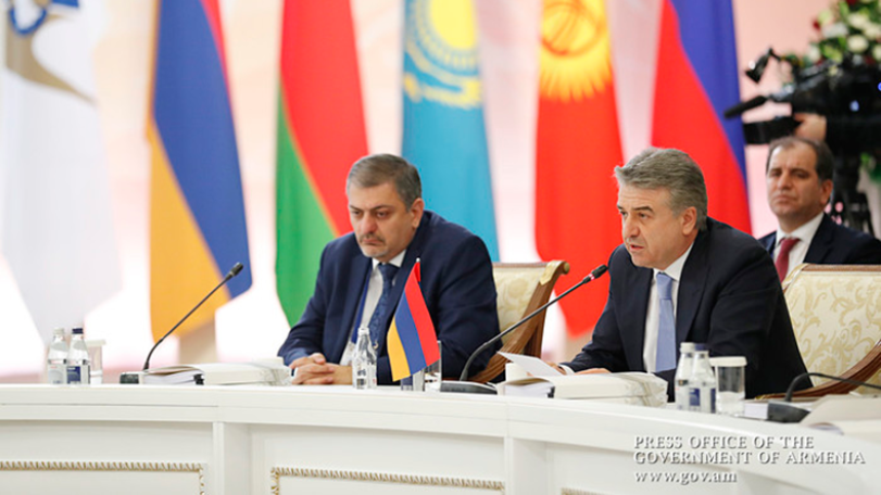 Հայաստան-ԵԱՏՄ առևտրի ծավալը 2017թ. աճել է շուրջ 25 տոկոսով. վարչապետ