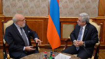 President Sargsyan receives world-famous composer Krzysztof Penderecki