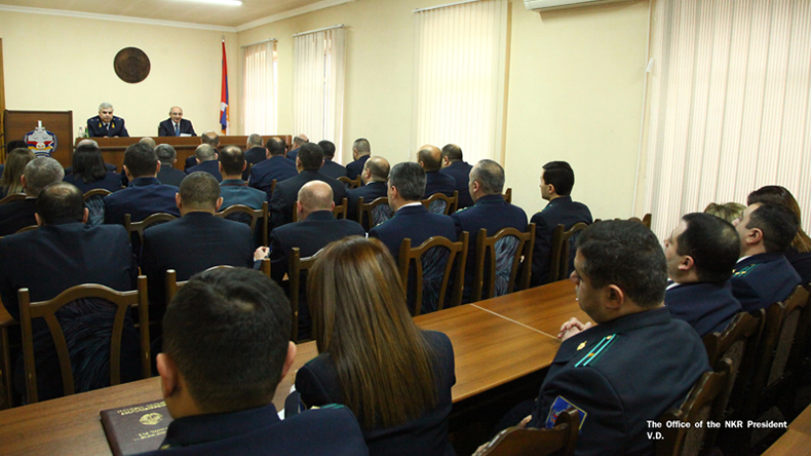 Artsakh president rates activities of Public Prosecutor's Office in 2017 satisfactory