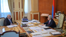 Министр территориального управления доложил президенту Армении о ходе выполнения поручений