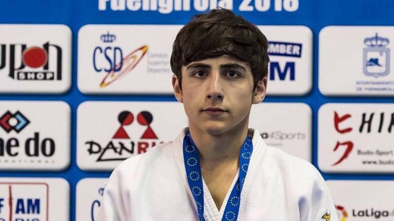 Armenian judoka Yuri Israyelyan claims bronze at the Cadet European Cup
