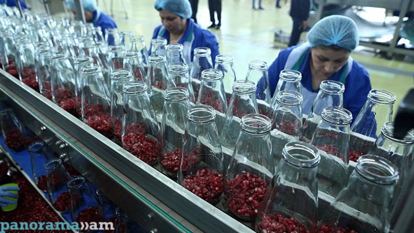 Natural juice production dropped in Armenia