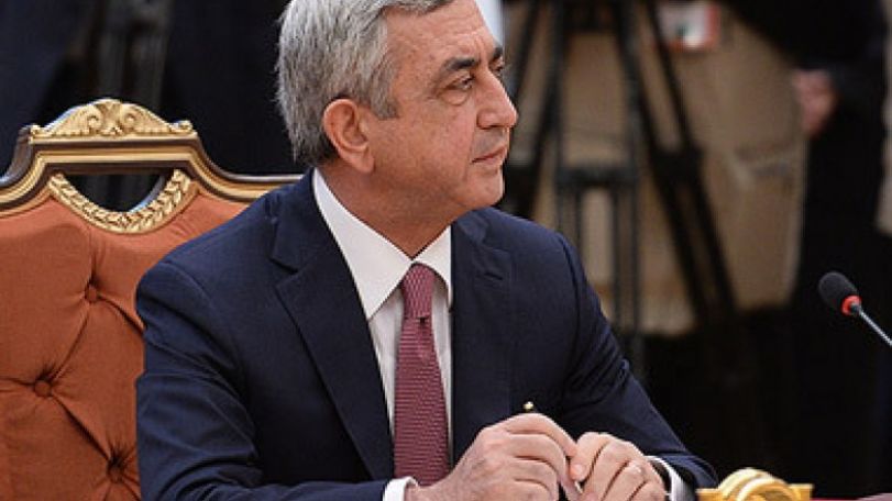 Президент С. Саргсян: Отсутствие общей границы не помешает интеграции Армении в единые системы ЕАЭС 