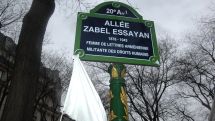 Zabel Yesayan honored with walkway in Paris