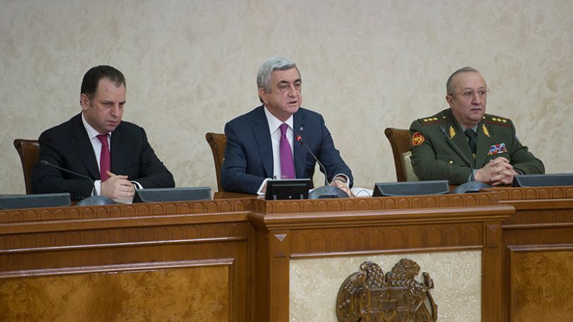 Президент Армении: В условиях непрерывно звучащих из Баку угроз армянские вооруженные силы – наша поддержка и опора