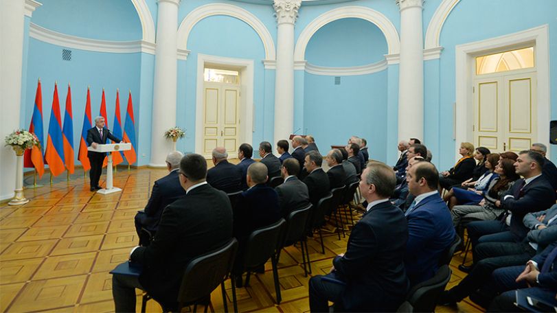 Նախագահի նստավայրում տեղի է ունեցել պարգևատրման հանդիսավոր արարողություն