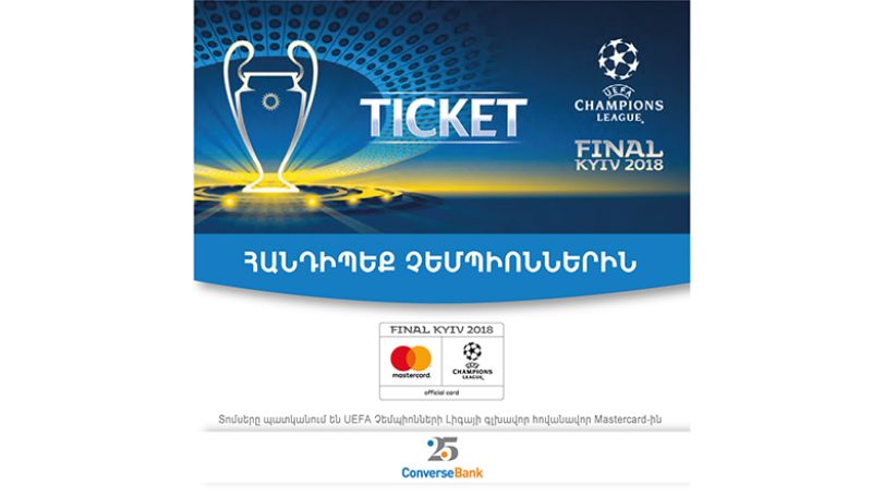 Converse Bank offers UEFA Champions League final tickets within its campaign