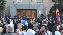 20 detained as opposition protests continue in Armenia’s capital