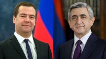 Դմիտրի Մեդվեդևը շնորհավորել է Սերժ Սարգսյանին