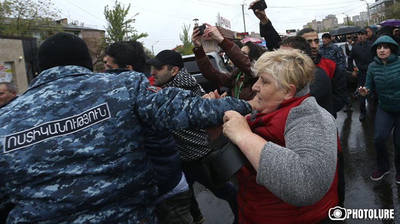 Police: 43 protesters detained in Yerevan