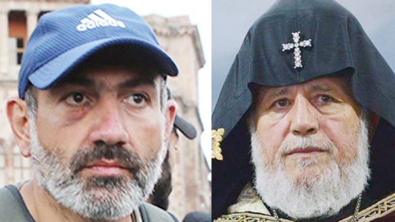 Opposition leader meets with Catholicos of All Armenians