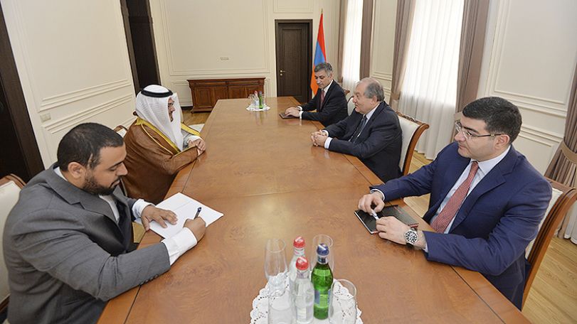 Արմեն Սարգսյանն ընդունել է Հայաստանում Քուվեյթի Պետության արտակարգ և լիազոր դեսպանին