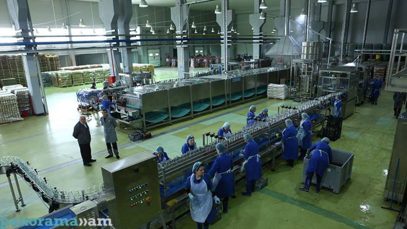 Production volumes of non-alcoholic beverage increased in Armenia