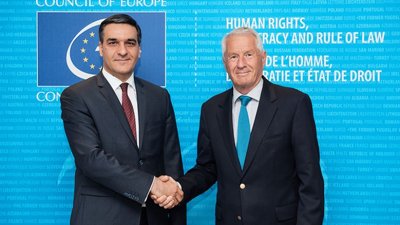 CoE chief highly appreciates Armenian ombudsman’s activities during recent events