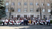 We always take pride in having patriotic, literate and progressive young people - Artsakh President