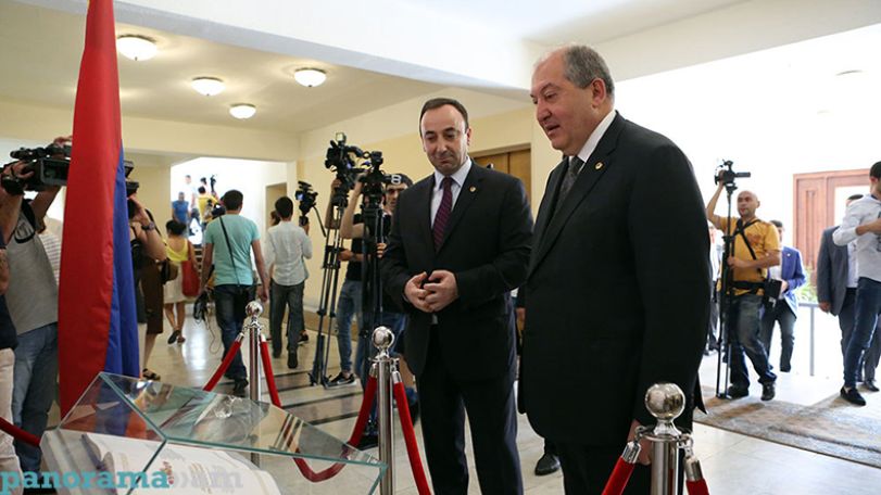 Armenia’s Sarkissian attends festive events marking Constitution Day