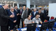 Serzh Sargsyan attends opening of DigiTec Expo 2014