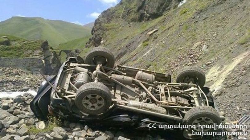 Armenians suffered in a road accident in Georgia