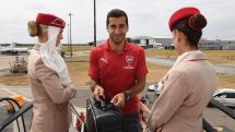 Mkhitaryan arrives in Singapore with Arsenal for International Champions Cup