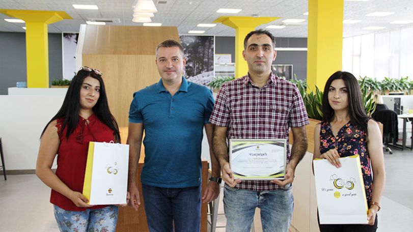 Beeline-ի «Բի Ին Ռոումինգ» խաղարկության հաղթողները ստացել են իրենց մրցանակները