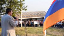 Партия «Свободная родина» провела митинг в Бердзоре