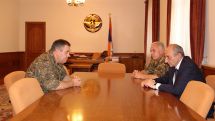 Artsakh President received the Head of the RA Armed Forces General Staff