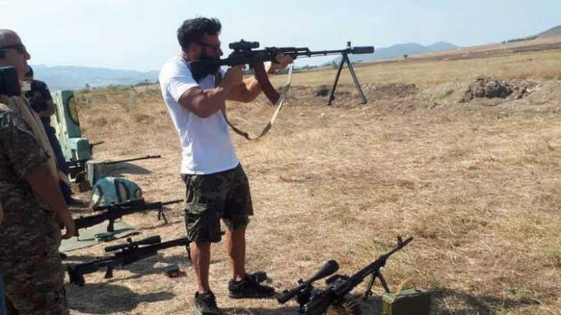 Poker King Dan Bilzerian visits Artsakh