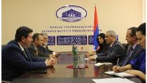 Artsakh FM hosts delegation from California